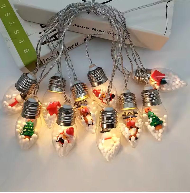 SLSL21-IP44 candle bulb LED Fairy String Light New Year Christmas Tree Wedding Home Indoor Outdoor Decor
