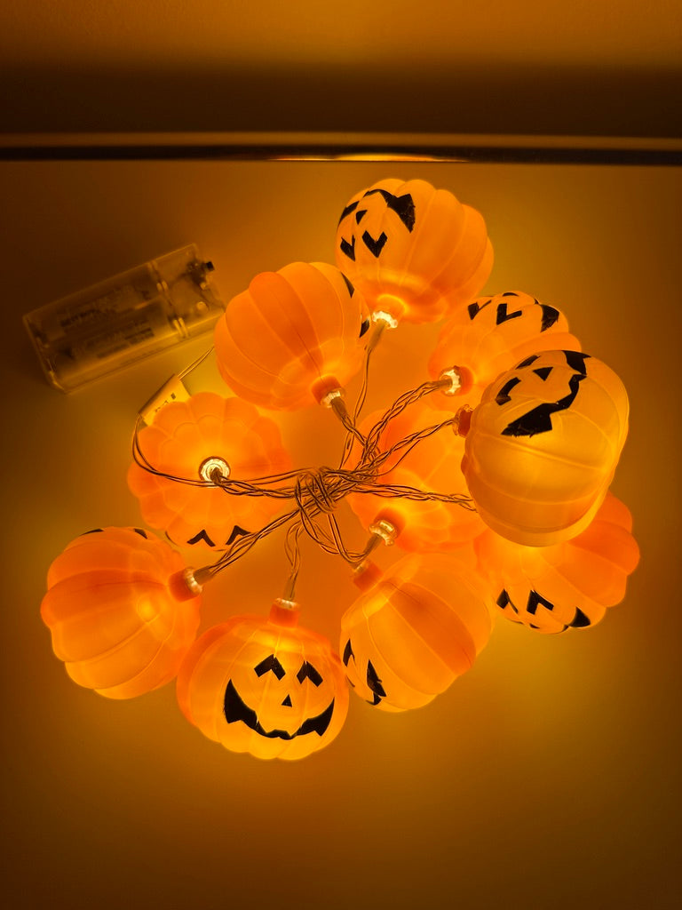 SLSL019-Halloween Pumpkin LED Copper Wire Lights Waterproof Outdoor And Home Decoration Holiday Decorative