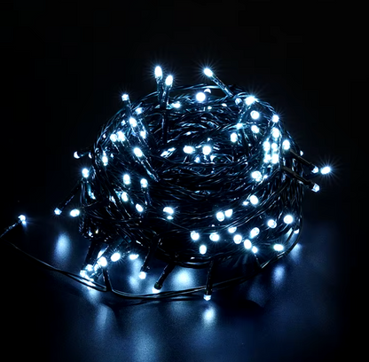 SLSL013-Christmas Outdoor Garden and Party Decoration LED Fairy string Lights with Socket Timer and Memory Function