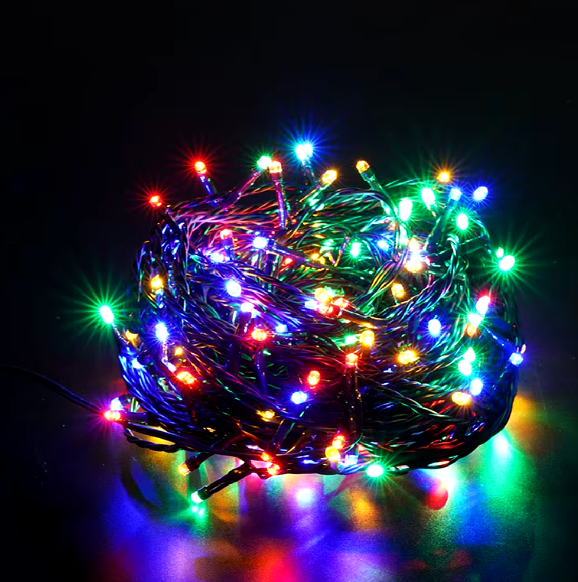 SLSL013-Christmas Outdoor Garden and Party Decoration LED Fairy string Lights with Socket Timer and Memory Function